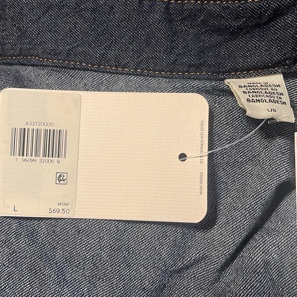 Levis Hasina Tunic Shirt women’s size L oversized loose fit - Picture 6 of 9